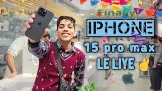 Finally iPhone 15 Pro Max Le Liye || My First Vlog Of 2024 || iphone 15 pro max