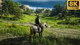 Red Dead Redemption 2 8K RTX 4090! Close To Realism | Raytracing - Ultra Max Settings!