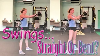 BEST Kettlebell Swing Technique - Straight Arms vs Bent Arms ??
