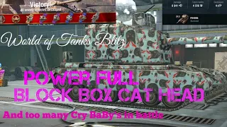 WoT Blitz  Block box Cathead and WOT Music sounds 6.6k damage and 4 kills