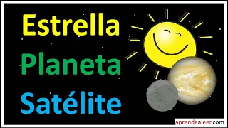 Diferencia entre estrella, planeta y satélite