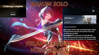 Danjin (S6R1) Solo Feilian Beringal Hologram Difficulty V - Wuthering Waves