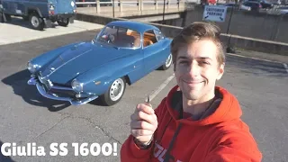 What It's Like Driving A 55 Year Old Alfa Romeo Giulia SS 1600!