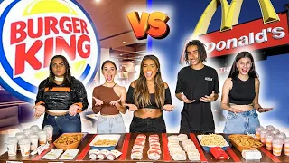 TODO MC DONALDS VS BURGUER KING QUE VOCÊ COMER EU VOU PAGAR!!! ÀS CEGAS