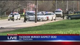 Murder suspect Steve Stephens dead after police pursuit in PA