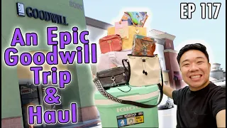 An Epic Goodwill Trip &  Haul| Trip to the Thrift Ep 117