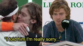 Andrey Rublev Reflects On Semi-Final Win vs Dimitrov | Rolex Shanghai Masters 2023