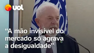 Lula critica o mercado e diz que igualdade salarial entre homens e mulheres ainda é 'utopia'