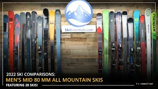2022 Men's Mid-80 mm All-Mountain Ski Comparison with SkiEssentials.com