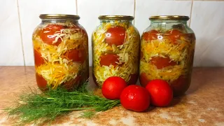 🇺🇦🍅🥗ПОМІДОРИ у САЛАТІ на зиму!Дуууже просто та смачно до всього.🥗🍅🇺🇦