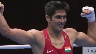 IND v KAZ - Boxing Middle (75kg) Round of 32 | London 2012 Olympics