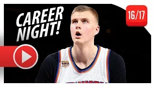 Kristaps Porzingis UNREAL Full Highlights vs Pistons (2016.11.16) - 35 Pts, 7 Reb, Career NIGHT!