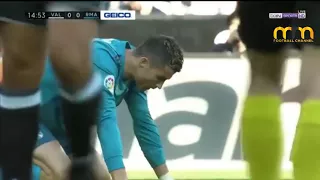 Valencia vs Real Madrid 1-4 Goals Cristiano Ronaldo. Liga 27 01 18