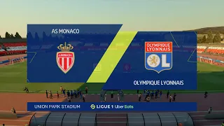 AS Monaco vs Olympique Lyonnais |  LIGUE 1 - Union Park Stadium | FULL MATCH | FIFA 22