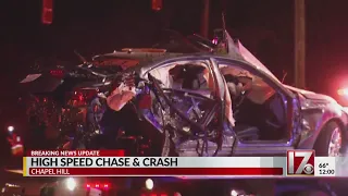 UPDATE: 2 critically injured after 130+ mph chase in Chapel Hill