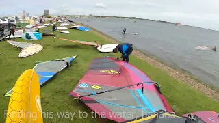 Great windsurf action @the Dam