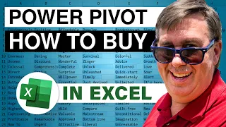 Excel - How to Buy PowerPivot 2013: Episode 1649