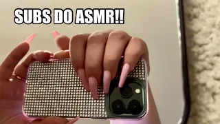 SUBSCRIBERS DO ASMR! CAMERA TAPPING & SCRATCHING