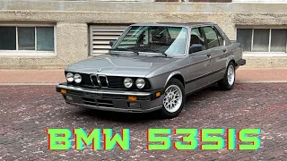 1987 BMW 535is e28 with 125k miles and NO RUST!  2 owner car. Detailed video overview.  Enjoy!