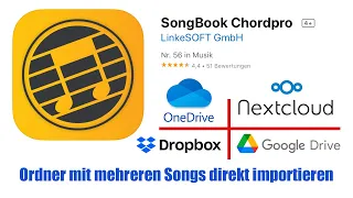 SongBook ChordPro – Importieren von Ordnern mit mehren Songs - Google Drive Dropbox ~ Michael Studt