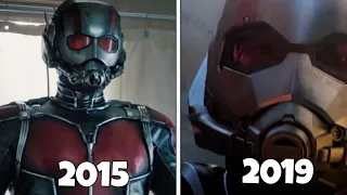 Evolution of Ant-Man 2015 - 2019