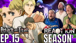 THEY DID NOT JUST DO THAT..... | Attack On Titan REACTION!!!! | 4x15 | "SOLE SALVATION"