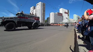 Демонстрация военной техники в день победы Парад 9 мая 2018 года МОСКВА