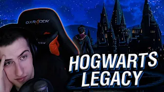 HELLYEAHPLAY СМОТРИТ ТРЕЙЛЕР HOGWARTS LEGACY