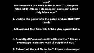 How to play Call of Duty Black Ops cracked Combat Training [bots][updated links]