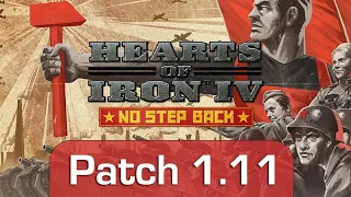 Hearts of Iron 4 - No Step Back: Überblick und alle Details zum Patch 1.11 (incl. RABATTCODE)