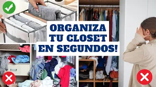 😱 12 ERRORES FATALES AL ORGANIZAR TU CLOSET! Tips de Experta en Limpieza y Organización