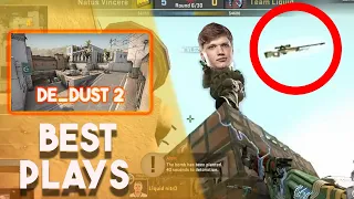 S1MPLES LEGENDARY PLAYS ON DUST2! (EPIC MOMENTS)