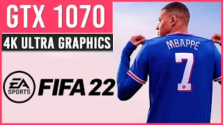 FIFA 22 (4K) - GTX 1070 - Ultra Graphics Settings - PC Gameplay Benchmark - 2160p 60fps