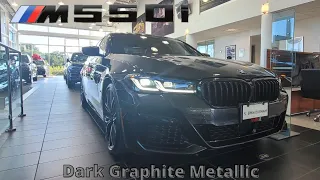 NEW ARRIVAL! 2022 BMW M550i xDrive Sedan Dark Graphite Metallic