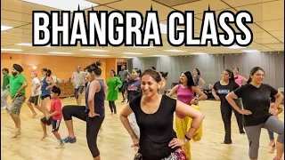 Bhangra class at gym || weight lose workout || Gym workout