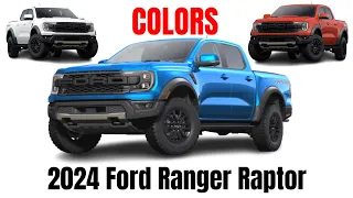 2024 Ford Ranger Raptor Colors Revealed
