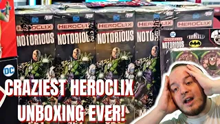 Unboxing the CRAZIEST and BEST Brick of DC's Notorious Heroclix! Thanks to @WizKidsOfficial!