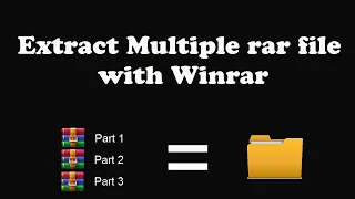 Extract Multiple rar/zip Files with WinRAR