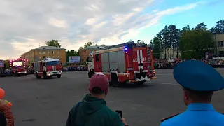 День города. Вальс пожарных машин. 26.05.2018