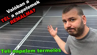 Mi a NAPELEMEK RÉMÁLMA? Megmutatom mennyit termelt télen a napelem rendszerem I E-percek