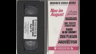 Warner Video News - August 1986 VHS (Jackie Chan, Burt Lancaster, Frank Sinatra, Malcolm McDowell)