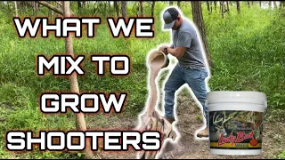 MAKE YOUR OWN DEER MINERAL | Mowing 2nd Year Clover