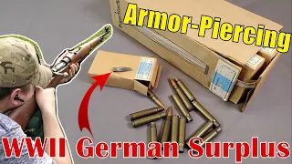 TESTING German WWII Surplus AP SmK Ammo Armor Piercing 8MM Mauser 7.92x57 Milsurp Ammunition Review