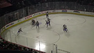 Ruslan Iskhakov of Atlantic Division scores vs. Pacific Division in 2023 AHL All-Star Challenge 2/6