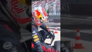 Max Verstappen Reaction after Lewis Hamilton Qualify for P1_ Hungarian GP qualifying 2023.