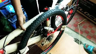 Bicycle Unboxing in Bangladesh Veloce Outrage  602 (2019)  Red & Black Color