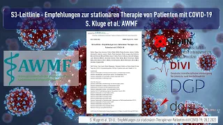 S3-Leitlinie stationäre Therapie Patienten mit COVID-19 Living Guideline Februar 2022: Kapitel 1 3