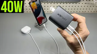 ACEFAST PD40W Dual-Port USB-C Fast Charger