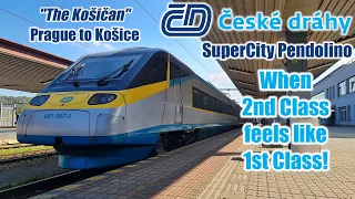 České dráhy LUXURY SuperCity Pendolino!