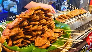 The BIGGEST Street Food Market in Bangkok? 30+ Famous Thai Street Foods at Train Night Market